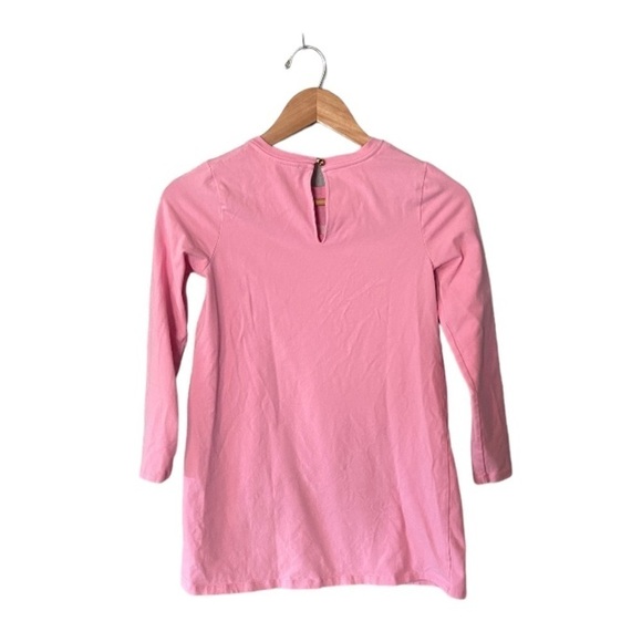 Kate Spade Girls Bubblegum Pink Embroidered Rose Dress - Picture 3 of 11